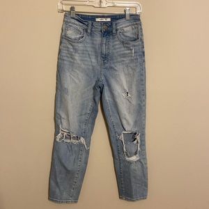 WILLOW ROOT HIGH RISE MOM FIT JEANS SIZE 26